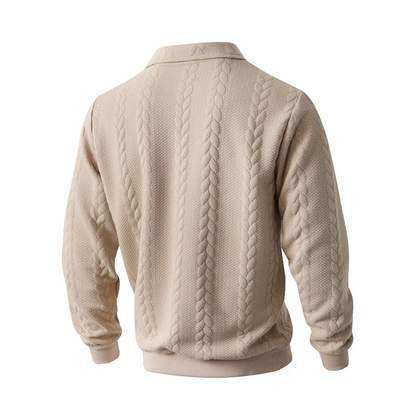 Suéter Térmico de Invierno con Textura Acolchada
