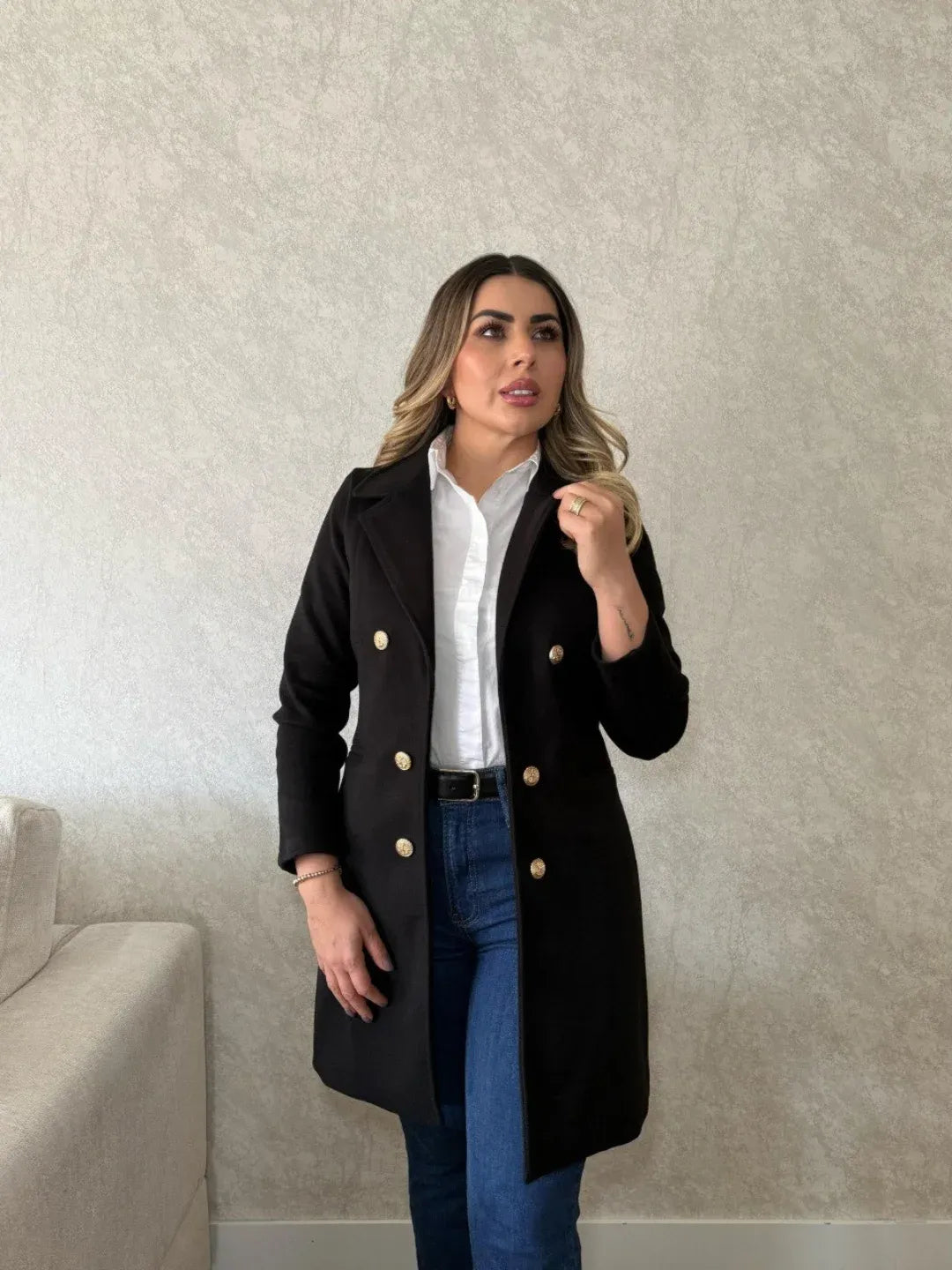 Gabán Prenda Exterior Larga para Estilo y Elegancia