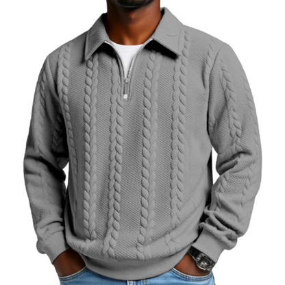 Suéter Térmico de Invierno con Textura Acolchada