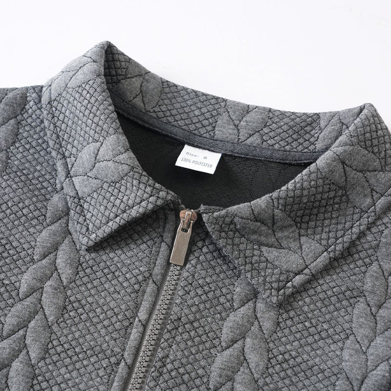 Suéter Térmico de Invierno con Textura Acolchada
