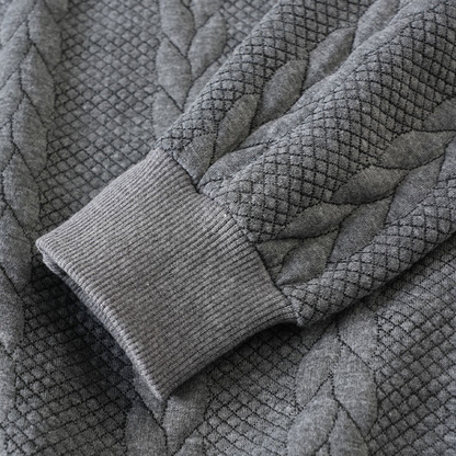 Suéter Térmico de Invierno con Textura Acolchada